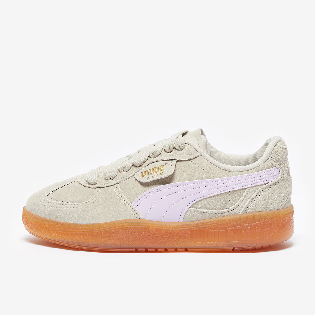 Puma Womens Palermo Mode Xtra Gum-Desert Dust/Lilac Frost