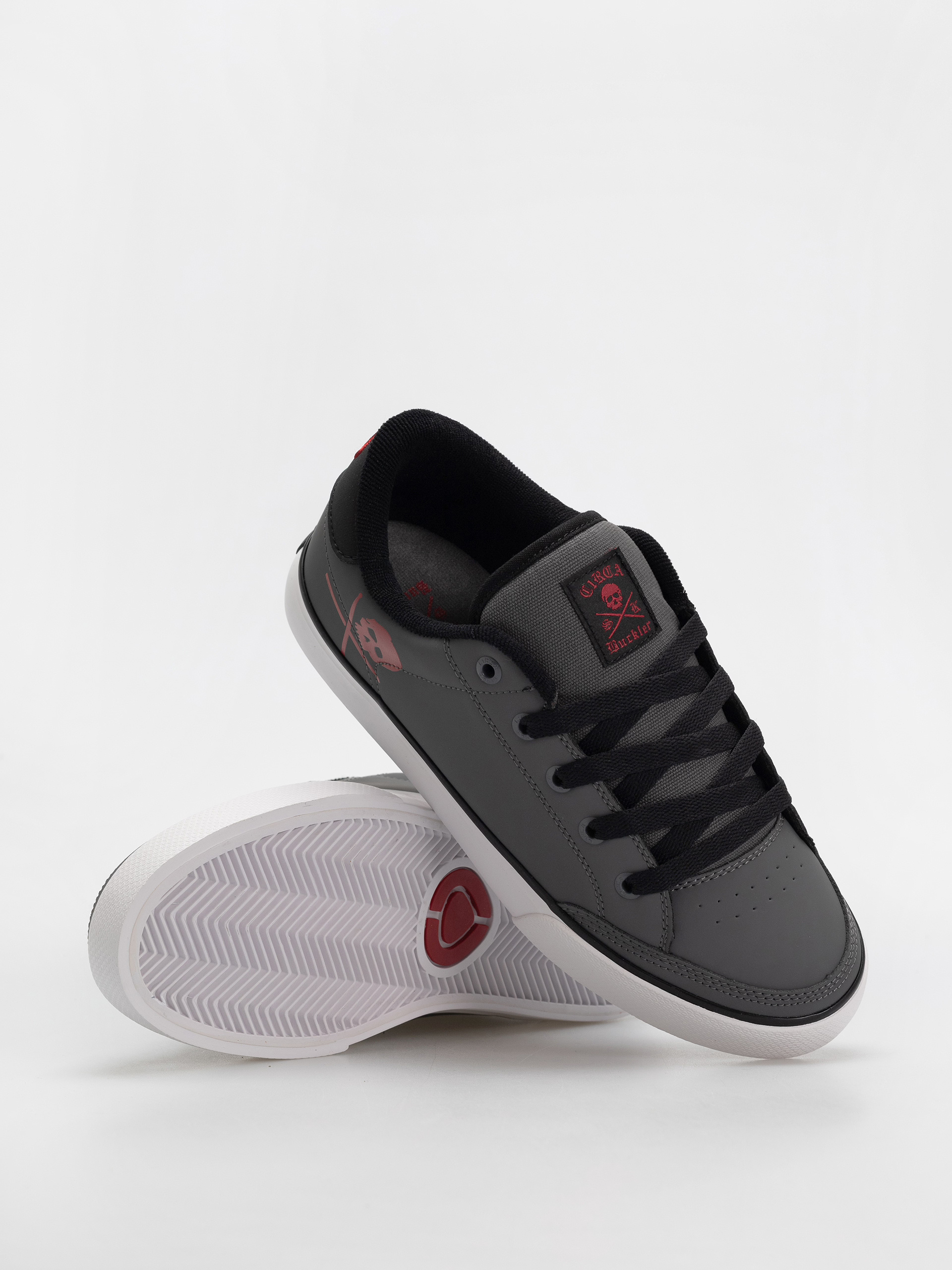 Zapatillas C1rca Buckler SK - grey (asphalt/caviar/red)
