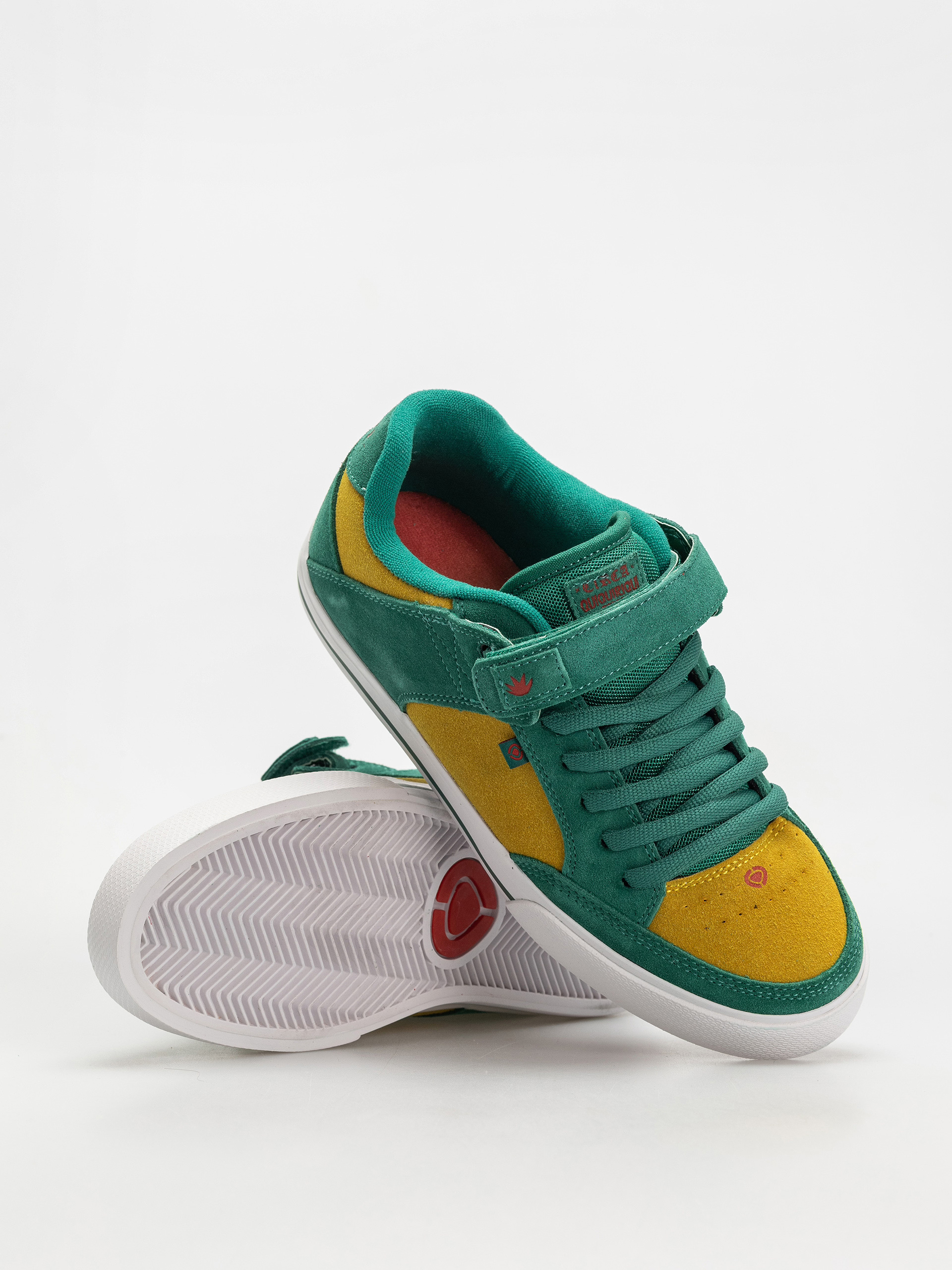 Zapatillas C1RCA 205 Vulc x QQRQ - yellow, green (evergreen/mimosa/lava)