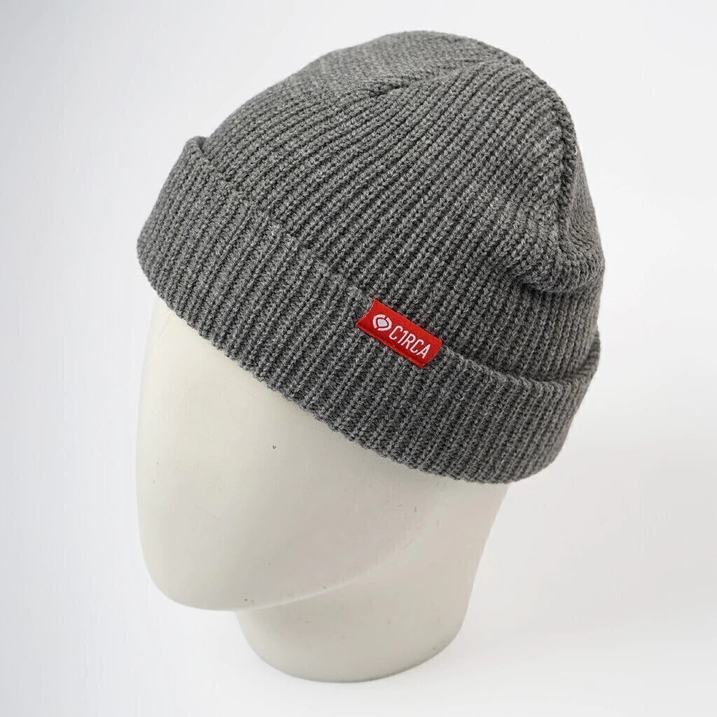 FISHERMAN BEANIE GREY MELANGE