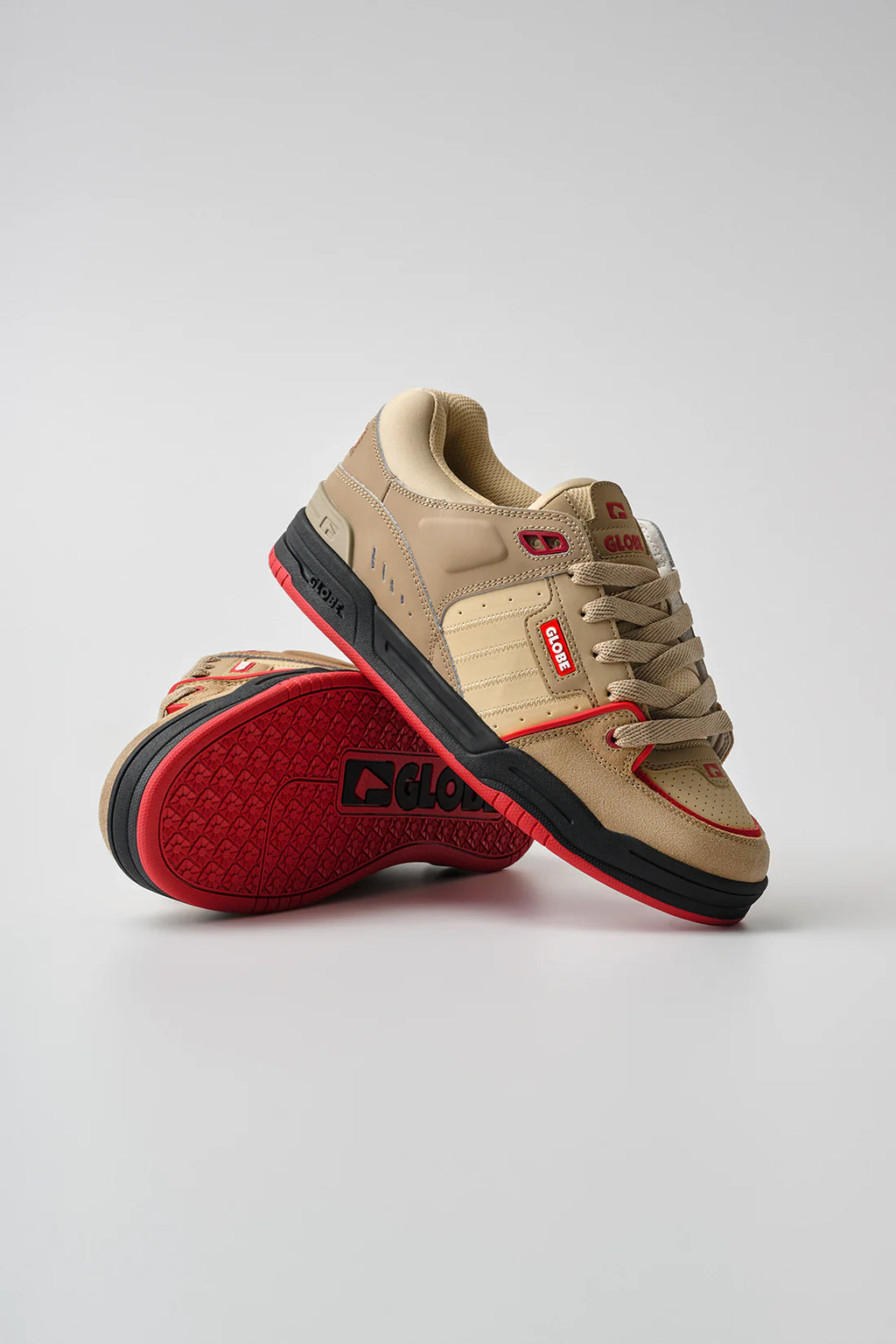 FUSION-KHAKI/RED