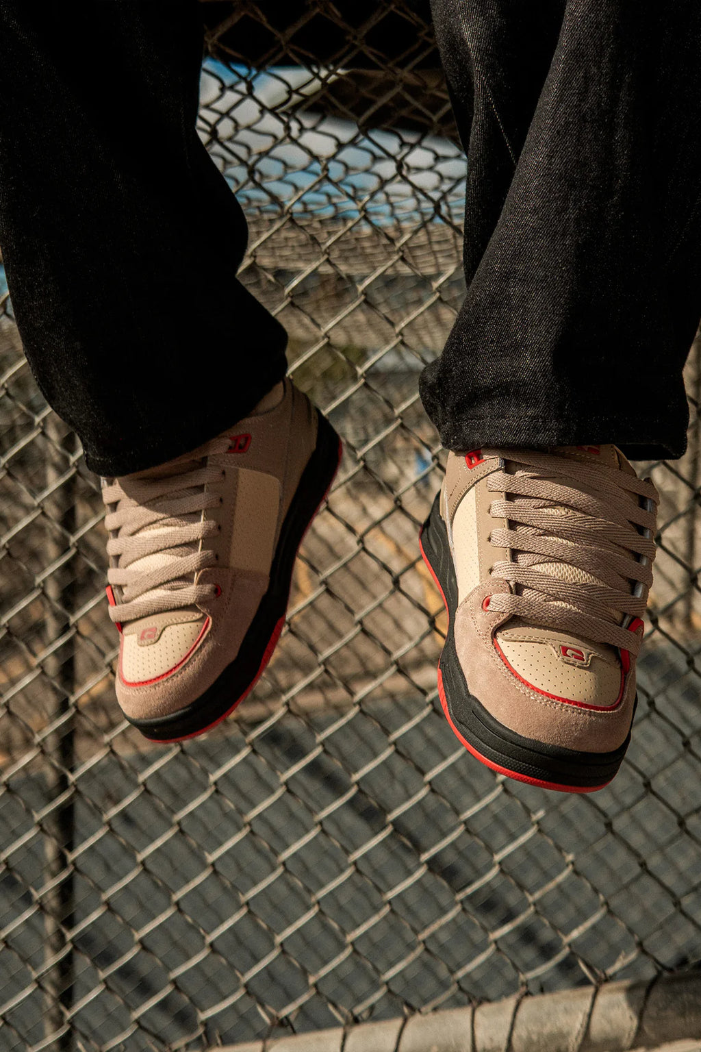 FUSION-KHAKI/RED