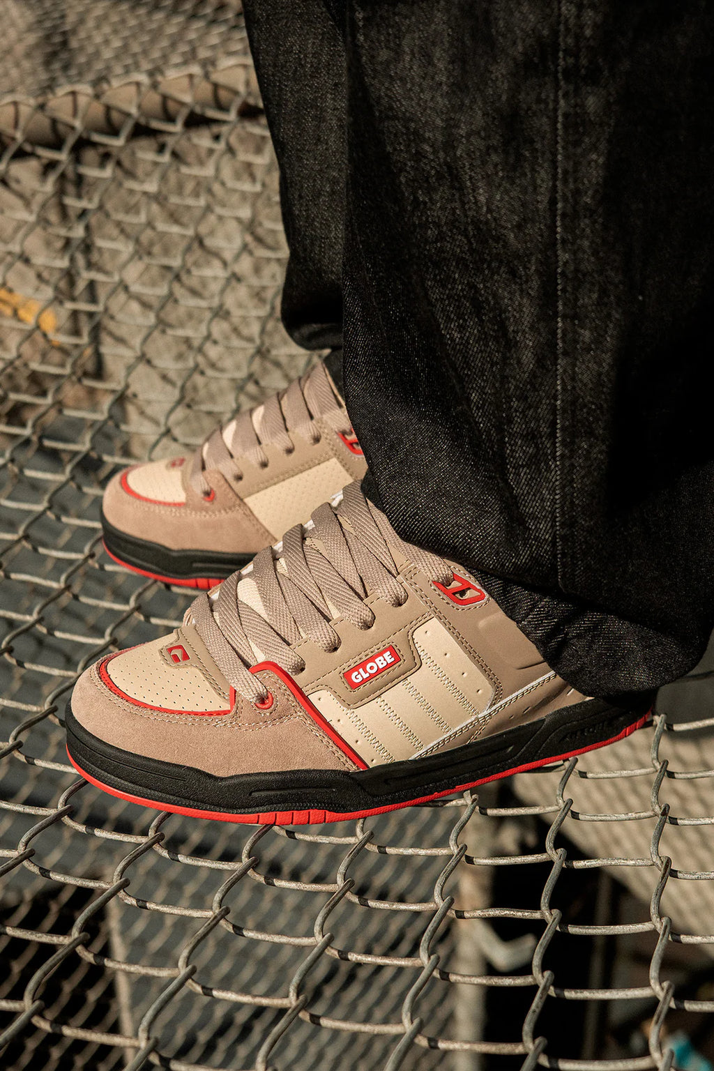 FUSION-KHAKI/RED