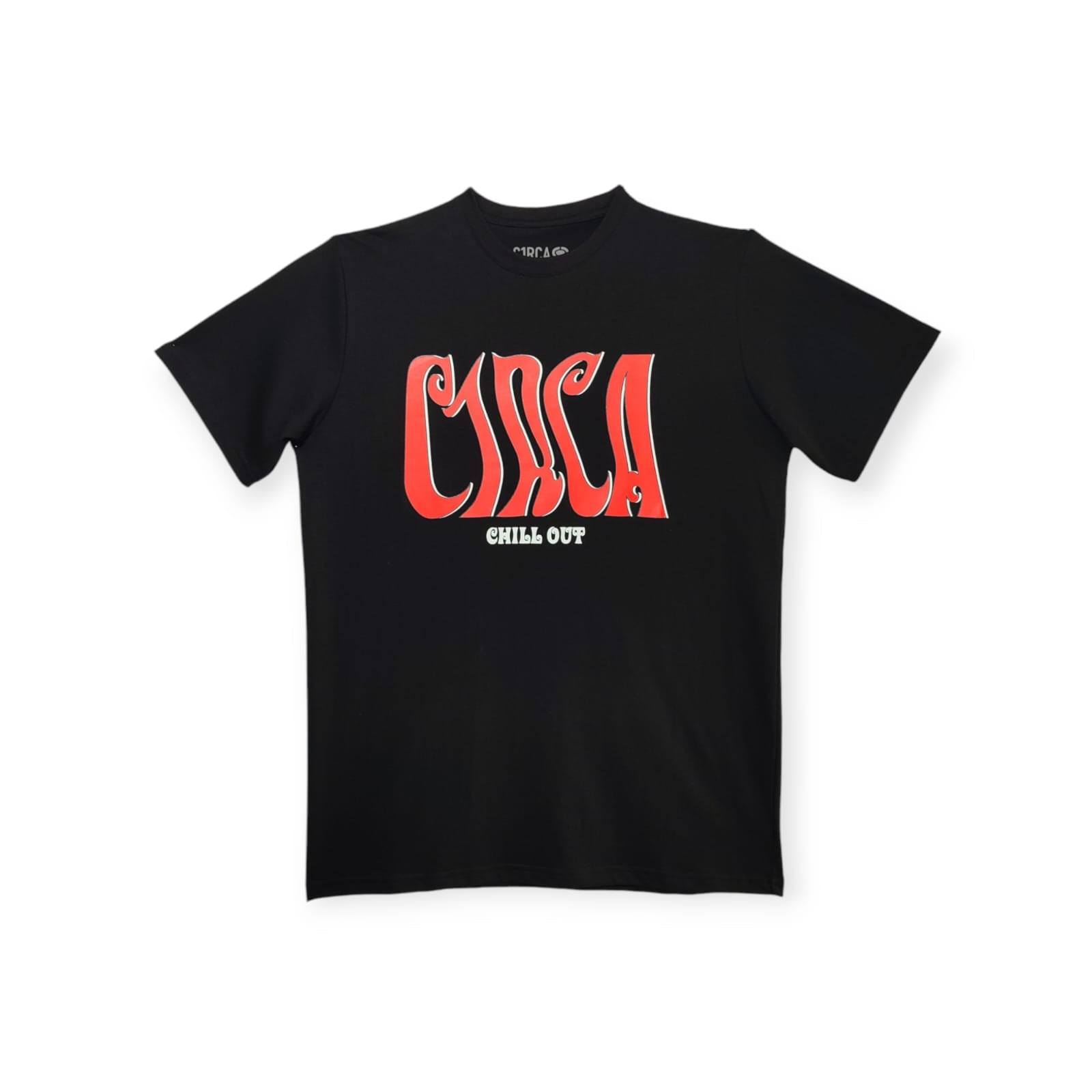 POLO CHILL OUT MANGA CORTA-NEGRO