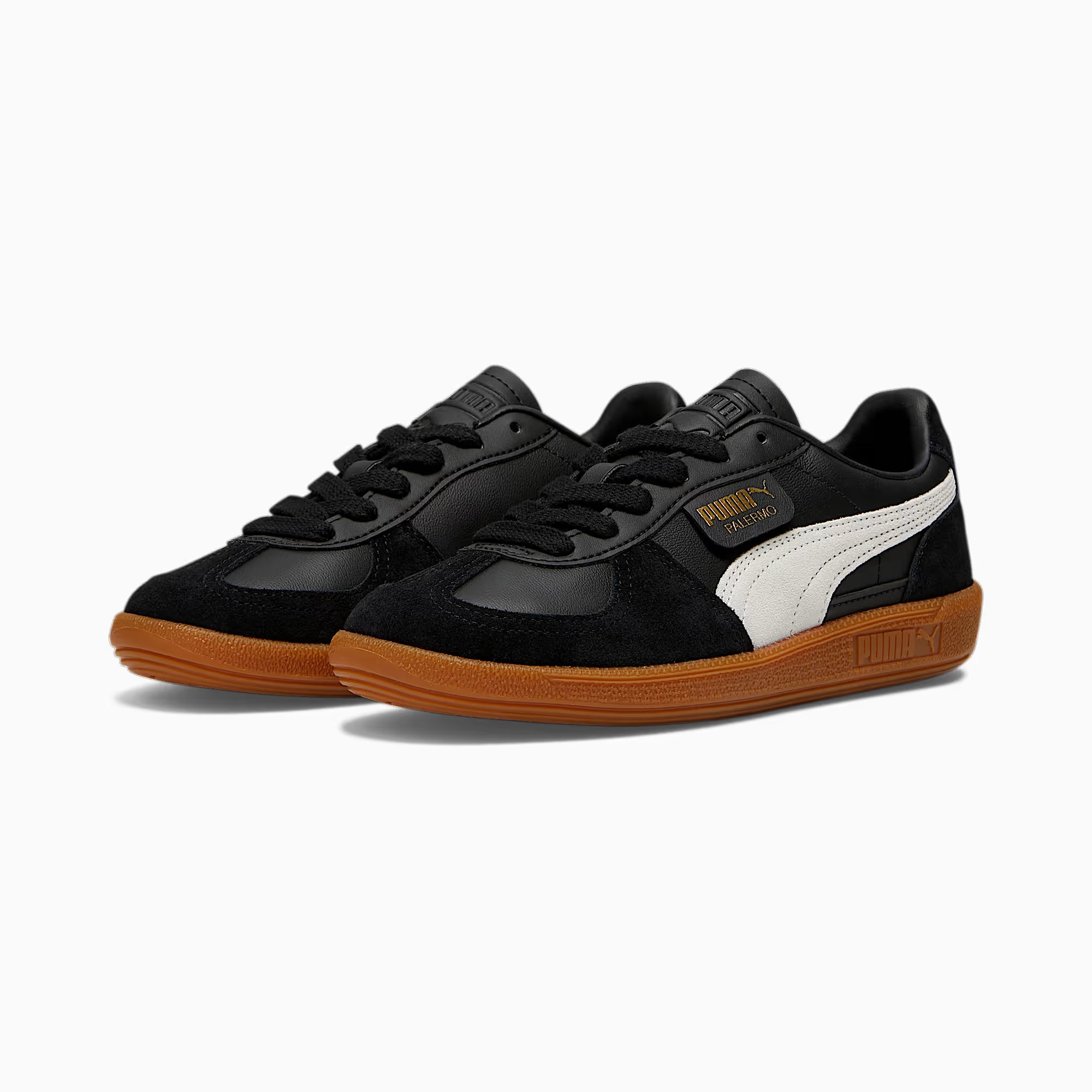 PALERMO LTH WOM-BLK GUM