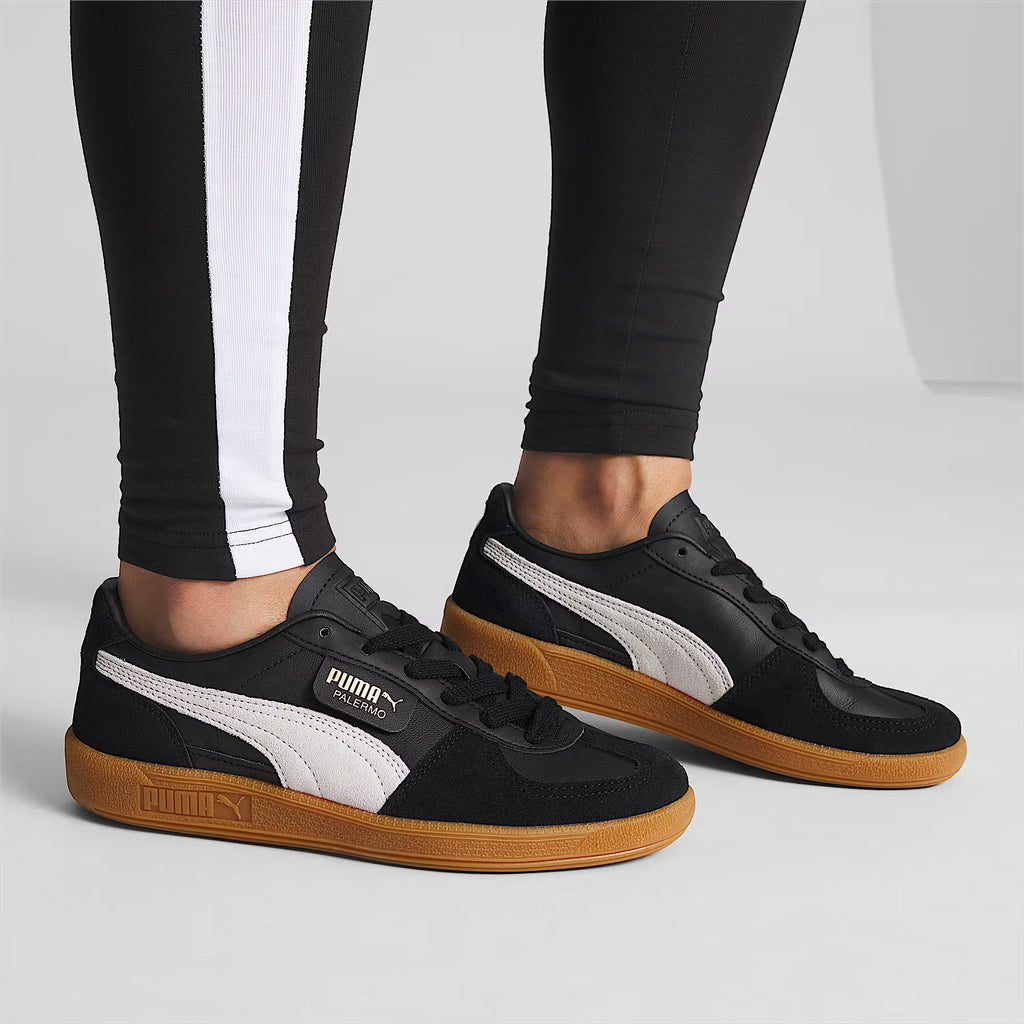 PALERMO LTH WOM-BLK GUM