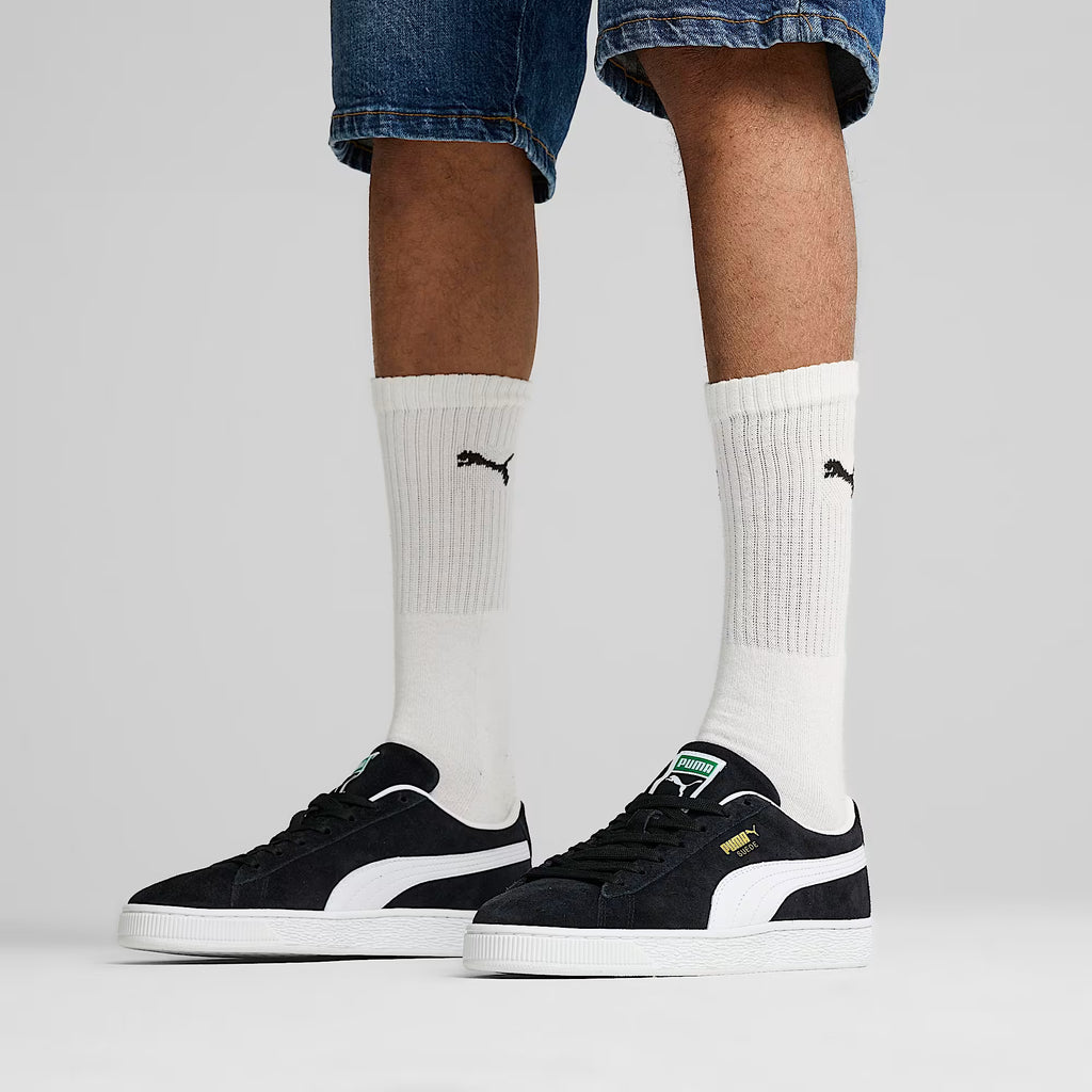 Zapatillas Suede Classic Junior-Black White