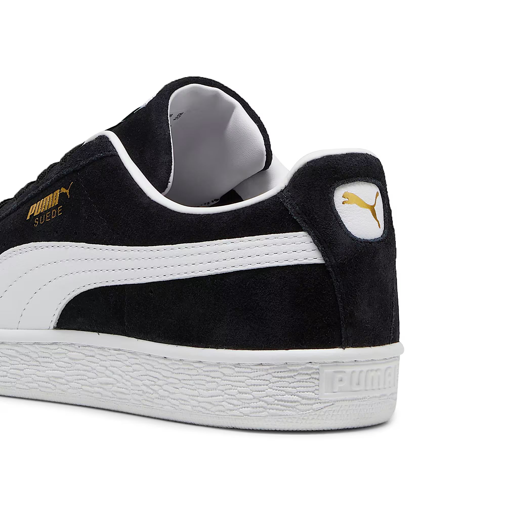 Zapatillas Suede Classic Junior-Black White