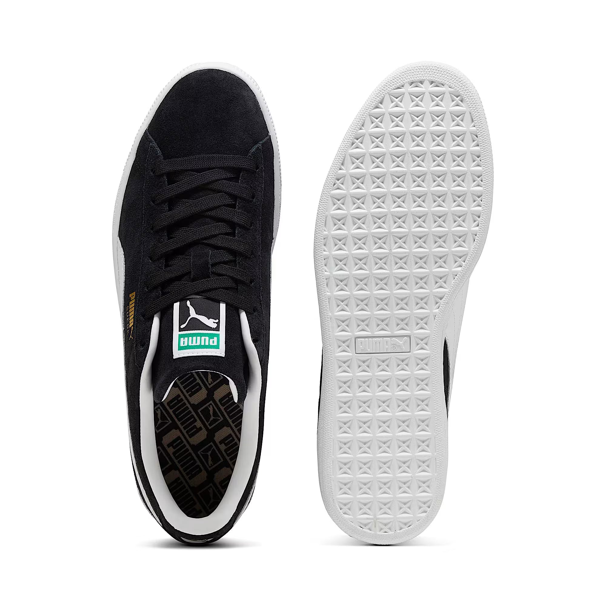 Zapatillas Suede Classic Junior-Black White