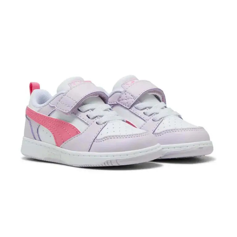 Puma Rebound V6 Low AC+ Ps Para Niña - Lilac Frost/Rose