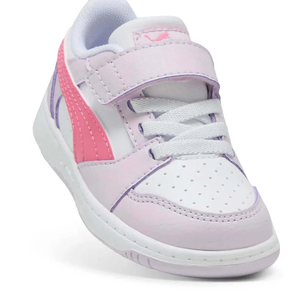 Puma Rebound V6 Low AC+ Ps Para Niña - Lilac Frost/Rose
