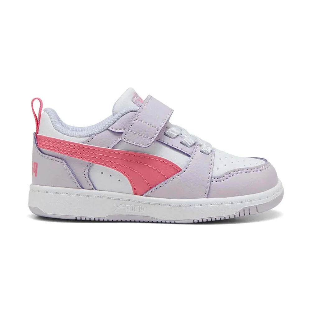Puma Rebound V6 Low AC+ Ps Para Niña - Lilac Frost/Rose