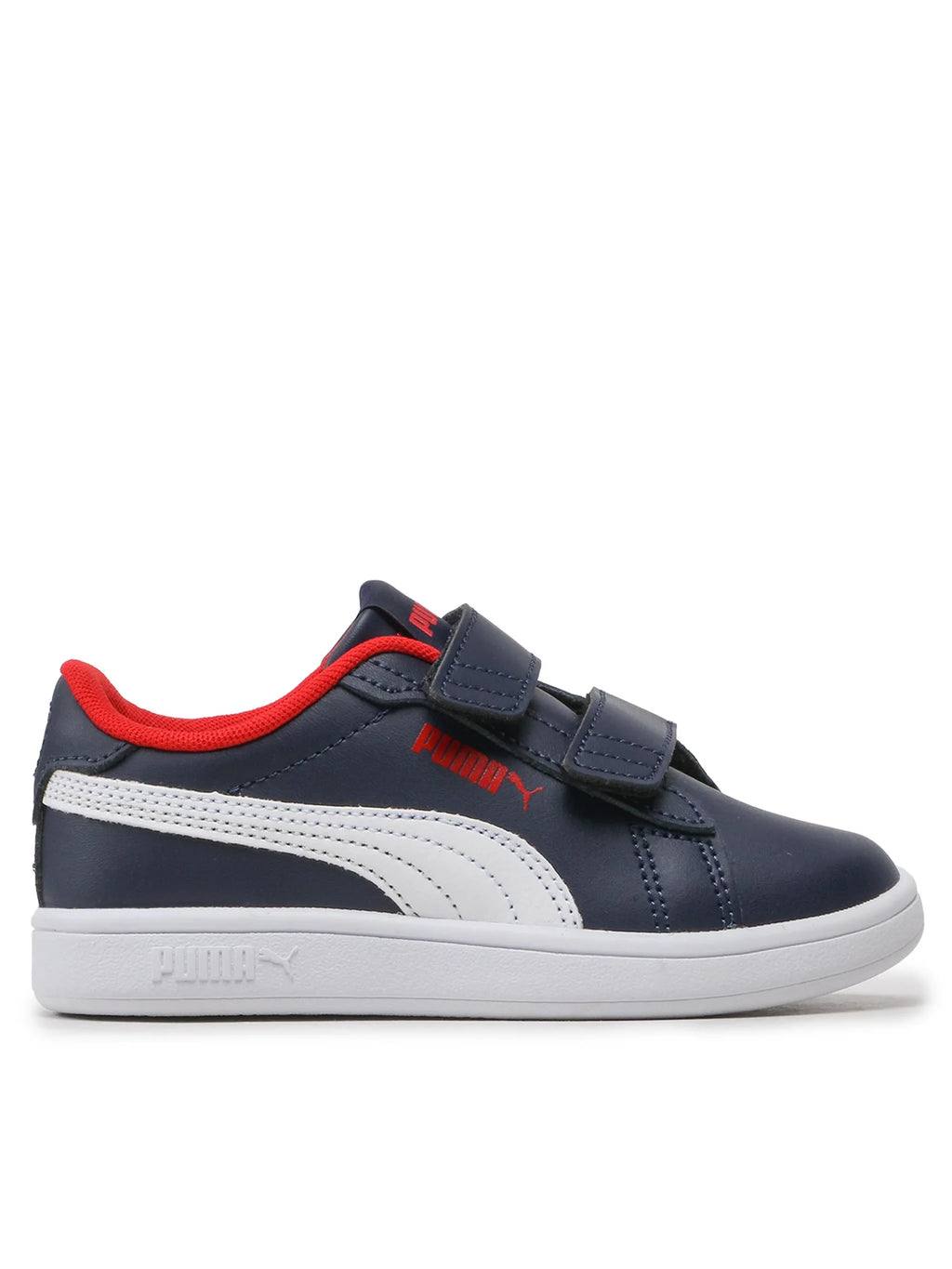 Puma Smash 3.0 L V Ps Para Niño - Navy/Red